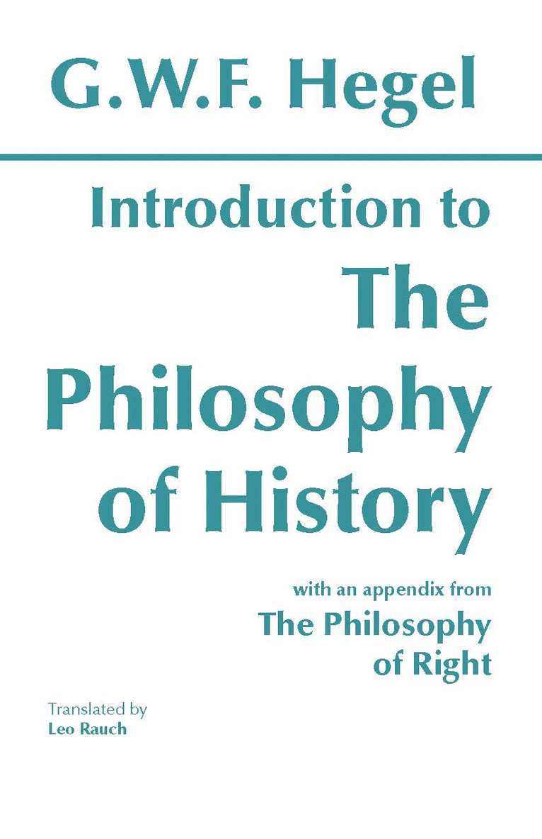 Introduction to the Philosophy of History 1