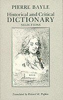 bokomslag Historical and Critical Dictionary: Selections