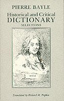 bokomslag Historical and Critical Dictionary