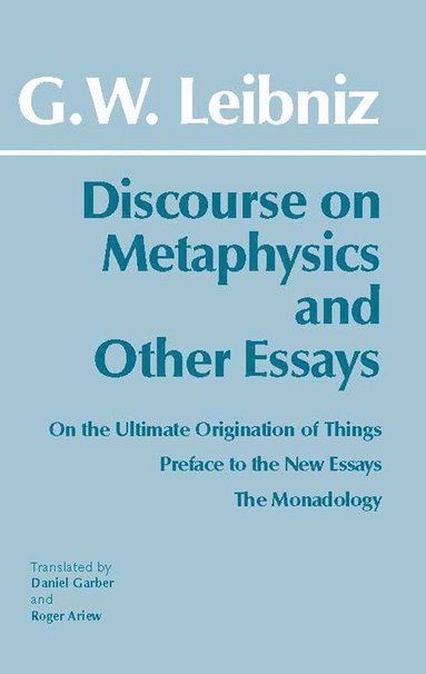 bokomslag Discourse on Metaphysics and Other Essays