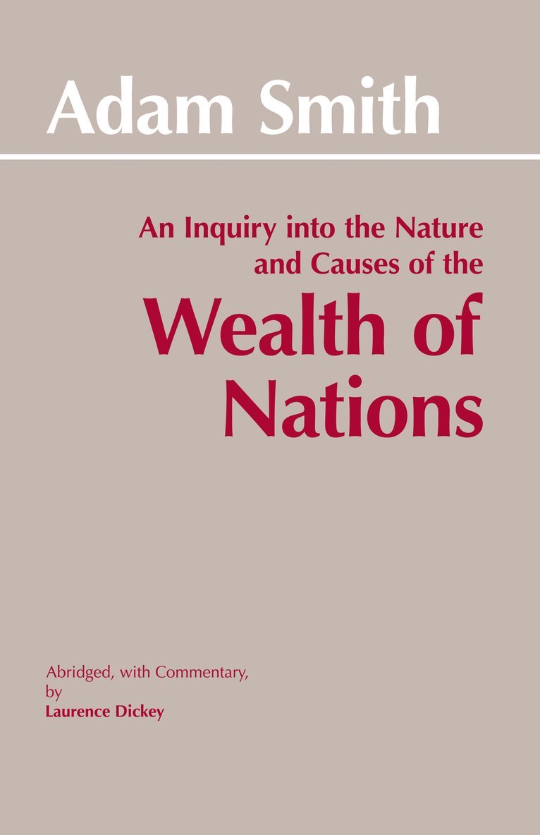 Adam Smith - Wealth of Nations, Häftad
