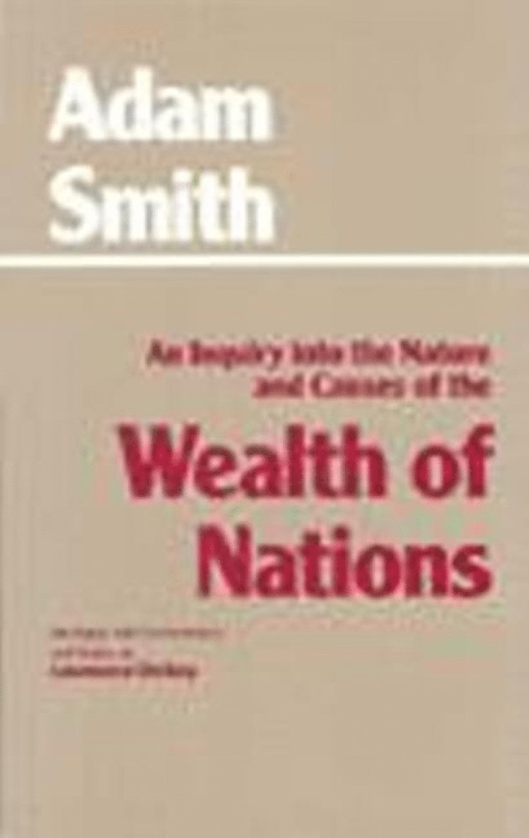Adam Smith - Wealth of Nations, Inbunden