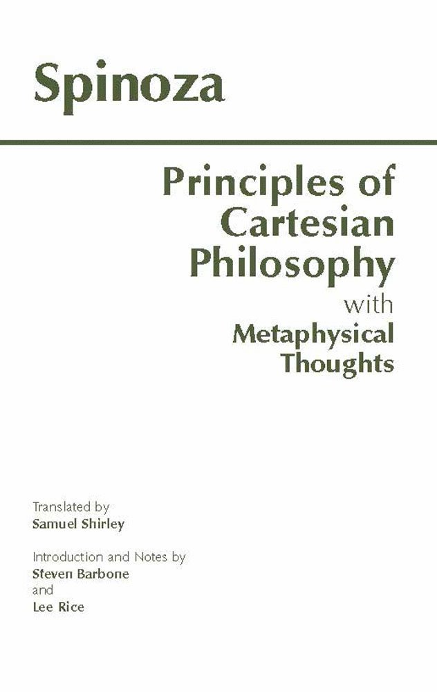Baruch Spinoza, Lee Rice - Principles of Cartesian Philosophy, Häftad
