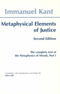 bokomslag Metaphysical elements of Justice