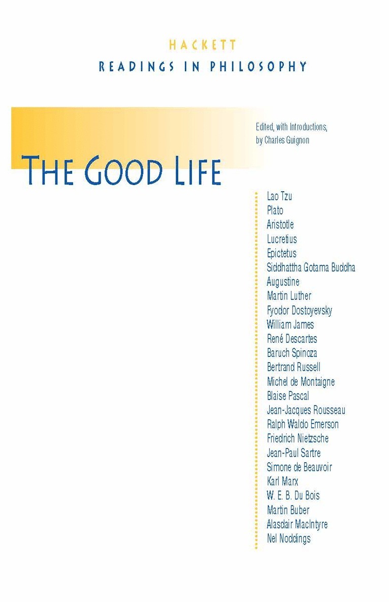 Charles Guignon - Good Life, Häftad