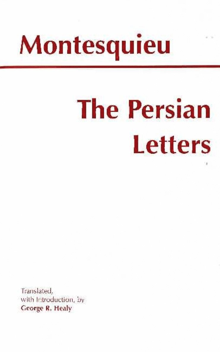 Montesquieu - Persian Letters, Inbunden