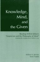 bokomslag Knowledge, Mind &; the Given