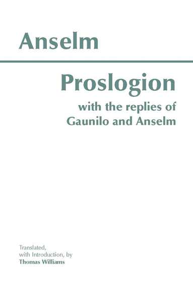 Anselm - Proslogion, Häftad