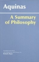 bokomslag A Summary of Philosophy