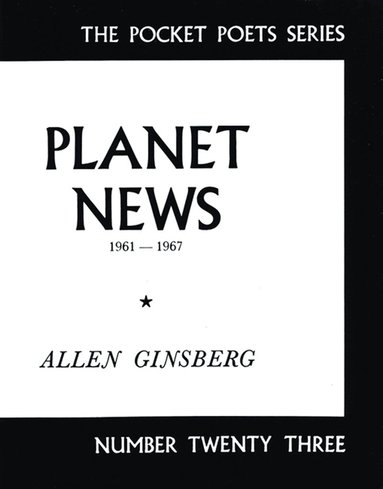Allen Ginsberg - Planet News, Häftad