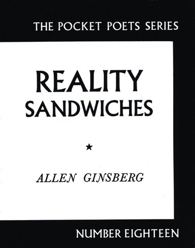 Allen Ginsberg - Reality Sandwiches, Häftad