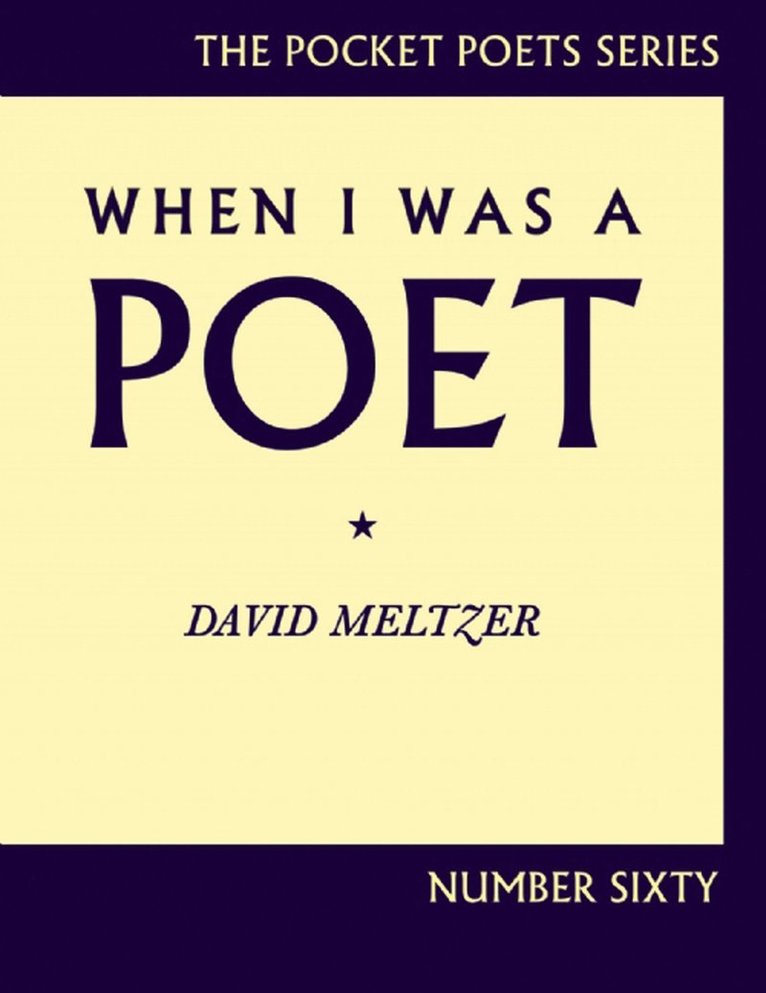 When I Was a Poet