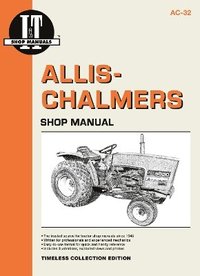 bokomslag Allis-Chalmers I&T AC-32 Shop Service Manual