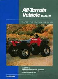 bokomslag Honda Kawasaki Polaris Suzuki Yamaha All-Terrain Vehicle Volume 2 Service Repair Manual