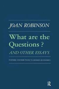 bokomslag What are the Questions and Other Essays