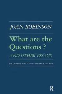 bokomslag What are the Questions and Other Essays