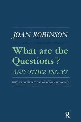 bokomslag What are the Questions and Other Essays