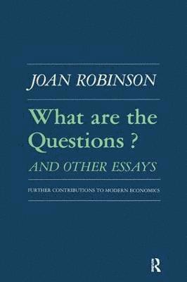 What are the Questions and Other Essays 1