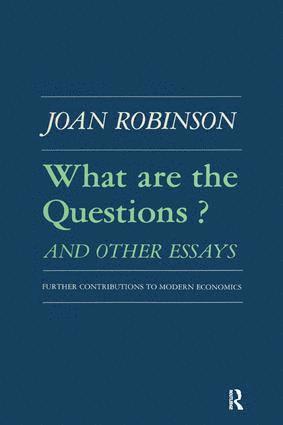 What are the Questions and Other Essays 1