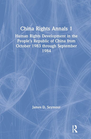 bokomslag China Rights Annals