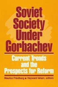 bokomslag Soviet Society Under Gorbachev