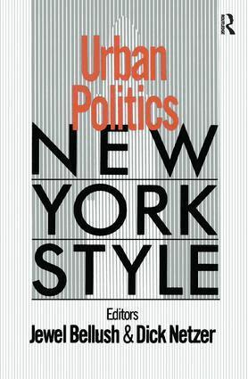 J. Bellush, Dick Netzer - Urban Politics, Häftad