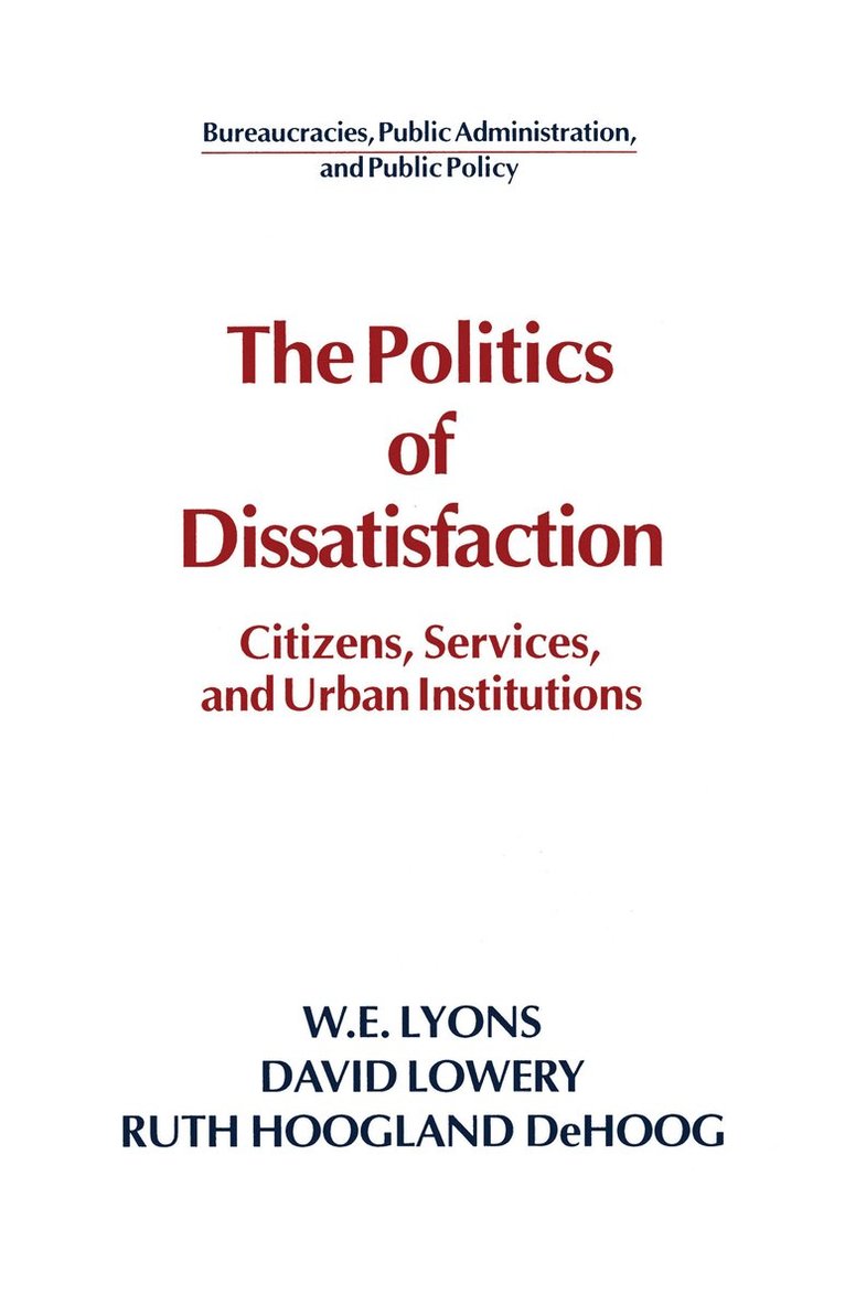 Politics of Dissatisfaction 1