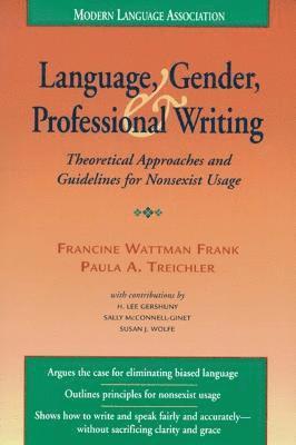 bokomslag Language, Gender, and Professional Writing