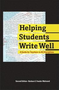 bokomslag Helping Students Write Well