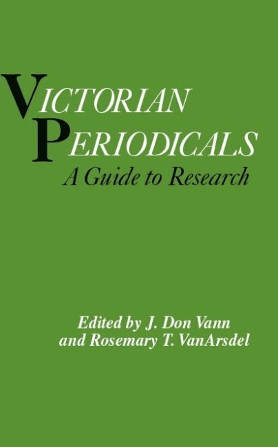 Victorian Periodicals, Volume 2 1