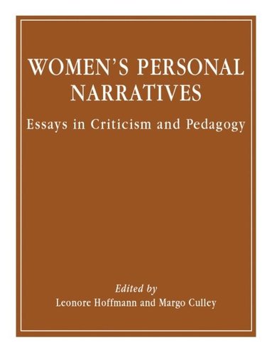 bokomslag Womens Personal Narratives