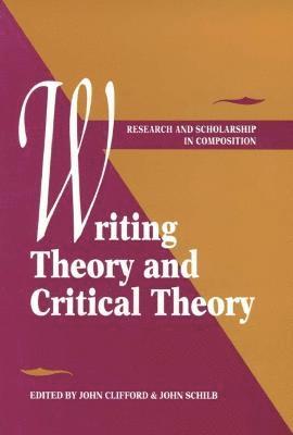 Writing Theory and Critical Theory 1