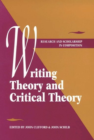 bokomslag Writing Theory and Critical Theory