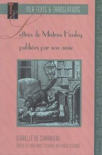 bokomslag Lettres de Mistriss Henley publies par son amie