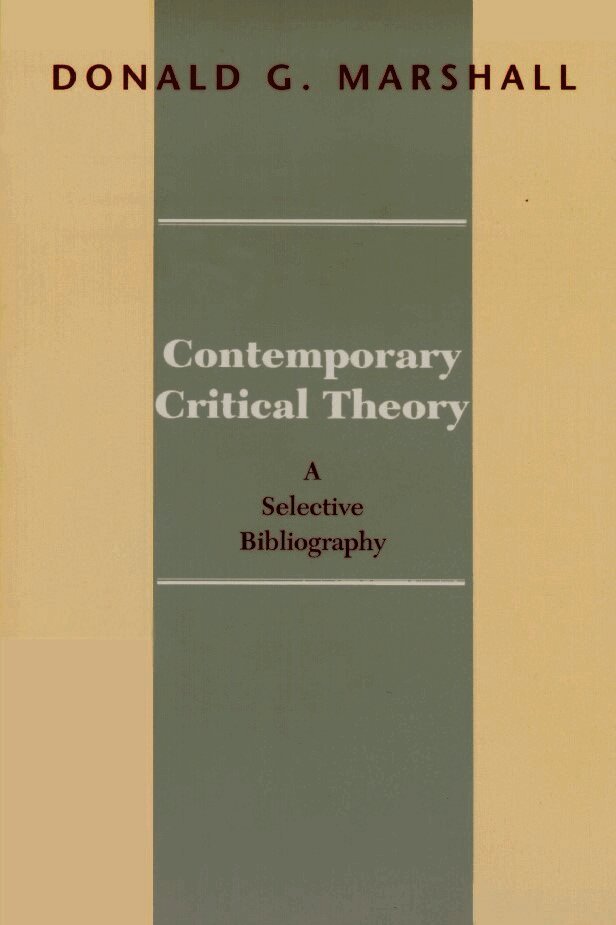 Contemporary Critical Theory