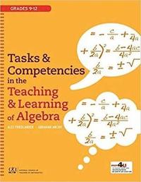 bokomslag Tasks and Competencies in the Teaching and Learning of Algebra