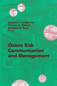 bokomslag Ozone Risk Communication and Management