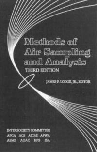 bokomslag Methods of Air Sampling and Analysis