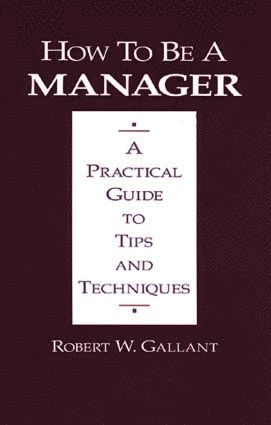 bokomslag How to be a Manager