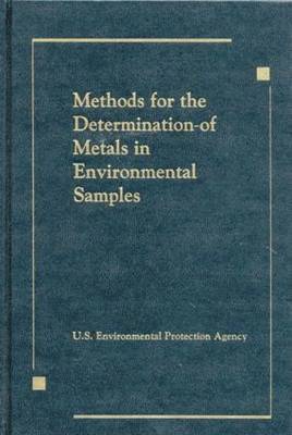 Methods for the Determination of Metals in Environmental Samples 1
