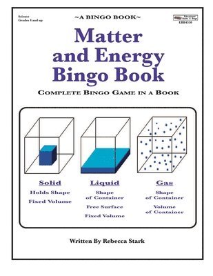 bokomslag Matter and Energy Bingo Book: Complete Bingo Game In A Book