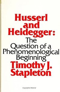 bokomslag Husserl and Heidegger
