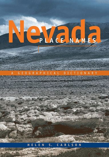 University of Nevada Press - Nevada Place Names, Häftad
