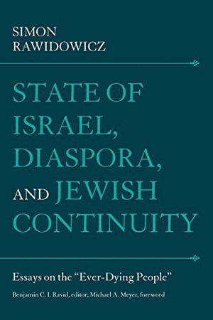 Simon Rawidowicz - State of Israel, Diaspora, and Jewish Continuity, Häftad