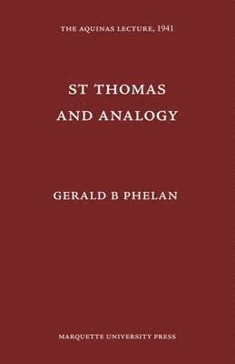 St. Thomas and Analogy 1