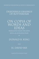 bokomslag On Copia of Words and Ideas