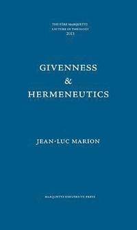 bokomslag Givenness & Hermeneutics