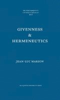 bokomslag Givenness & Hermeneutics