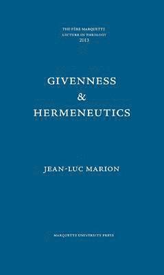 bokomslag Givenness & Hermeneutics