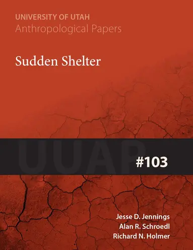 Jesse D. Jennings - Sudden Shelter Volume 103, Häftad